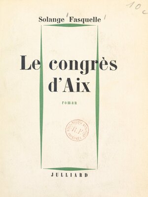 cover image of Le congrès d'Aix